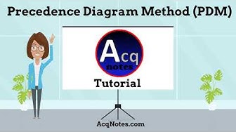 'Video thumbnail for Precedence Diagram Method (PDM) Tutorial'