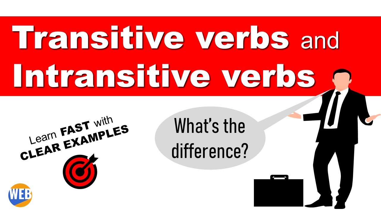 'Video thumbnail for Transitive and Intransitive verbs 📃 Learn the difference!'