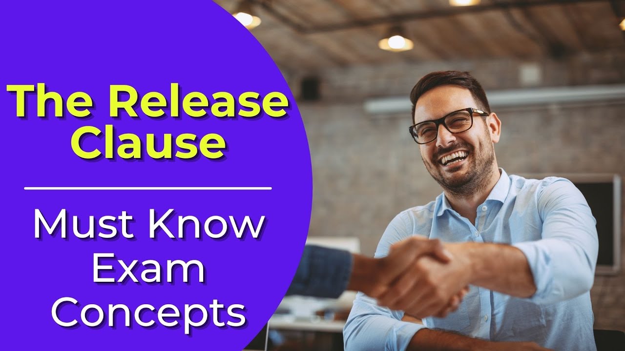 Video thumbnail for Release Clause: What is it? Real estate license exam questions.