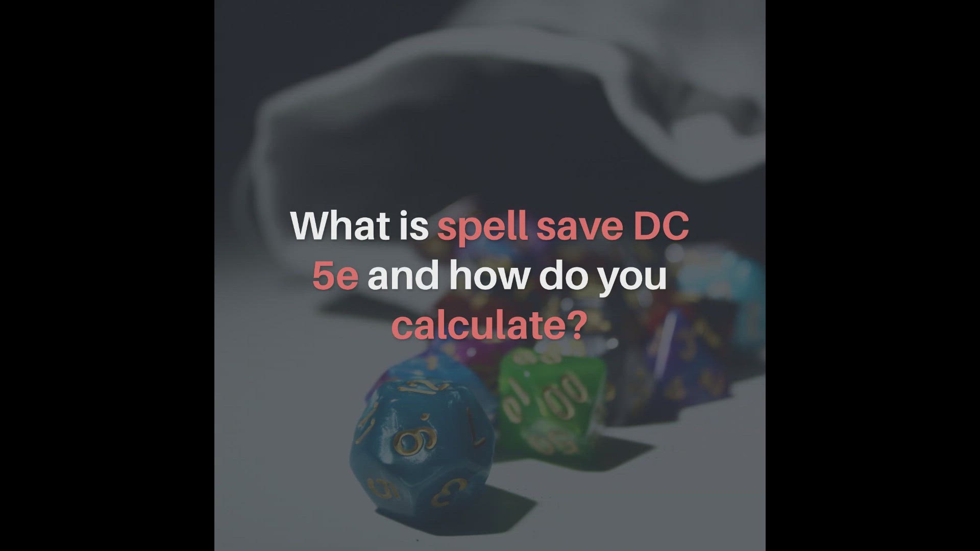 Video thumbnail for What is Spell Save dc?
