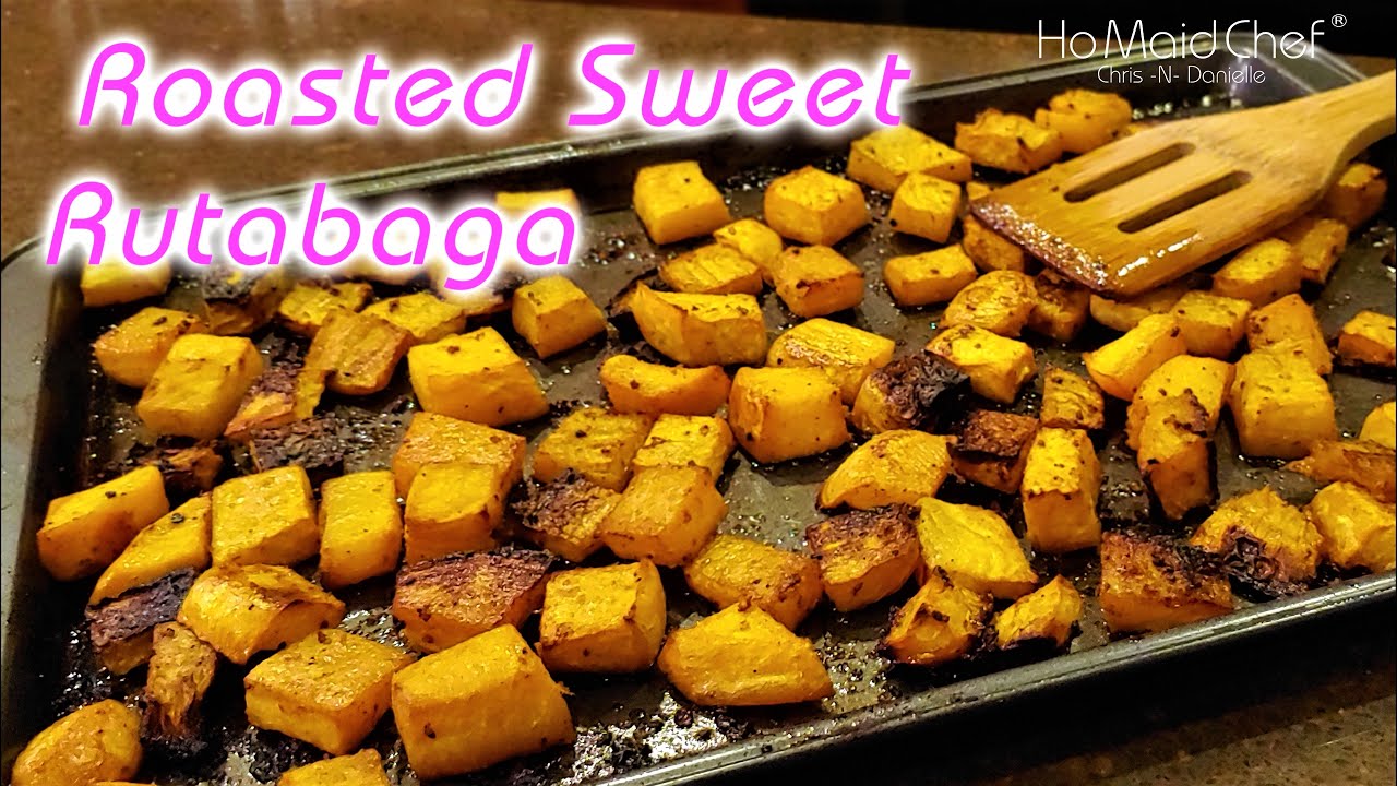 Video thumbnail for Roasted Sweet Rutabaga | Dining In With Danielle