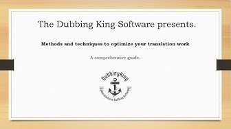 'Video thumbnail for Methods And Techniques To Optimize Your Translation Work (Case Study)'