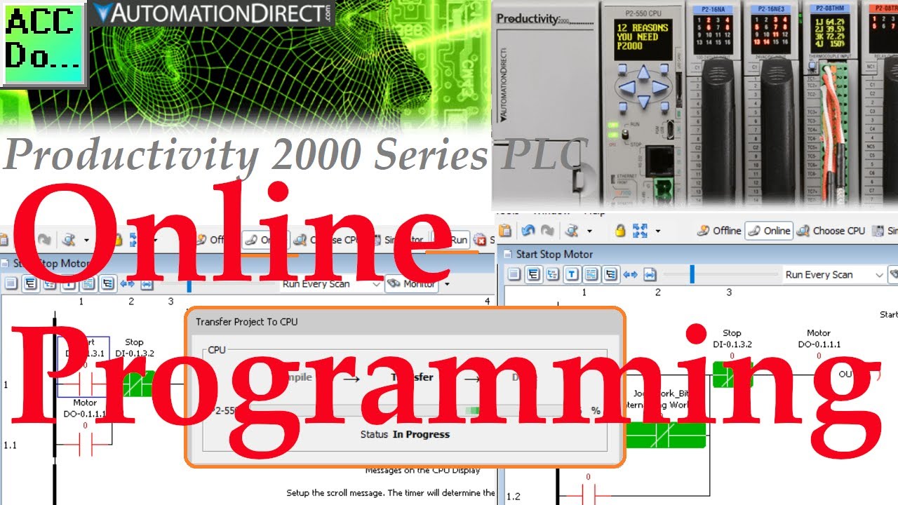'Video thumbnail for Productivity 2000 Series PLC Online Programming'