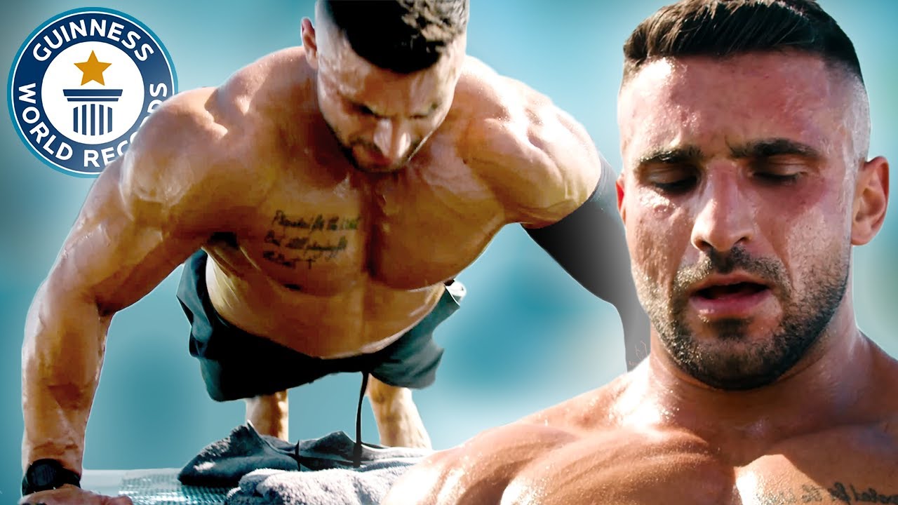 'Video thumbnail for Daniel Scali's Most Push Ups in One Hour Record Attempt'