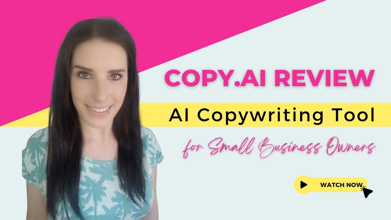 Video thumbnail for Copy AI Review - AI Copywriting Tool for Small Business Owners