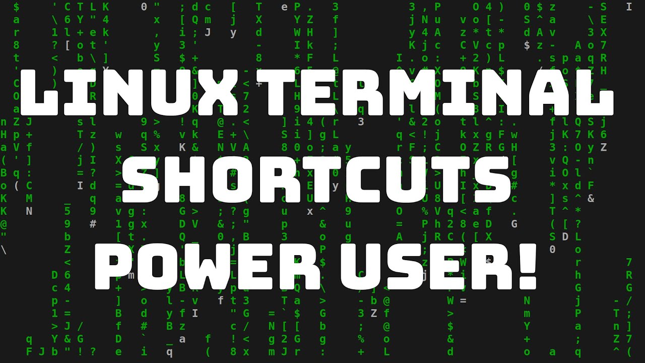 Video thumbnail for 10 Linux terminal shortcuts every user should know | 2020 (Ubuntu, Zorin, Manjaro, Kali Linux)