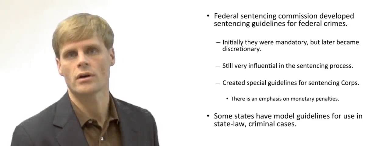 'Video thumbnail for Federal Sentencing Guidelines'