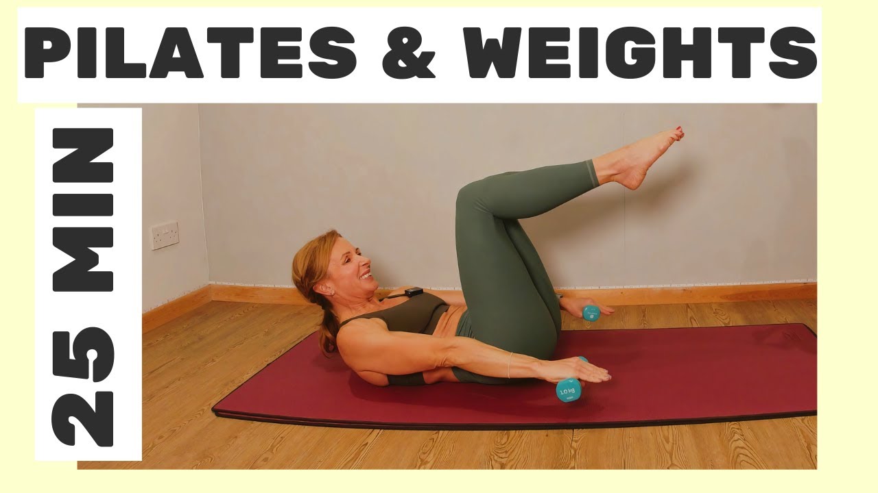 Video thumbnail for Full Body Pilates Workout with Weights: Get Ready to Sweat!