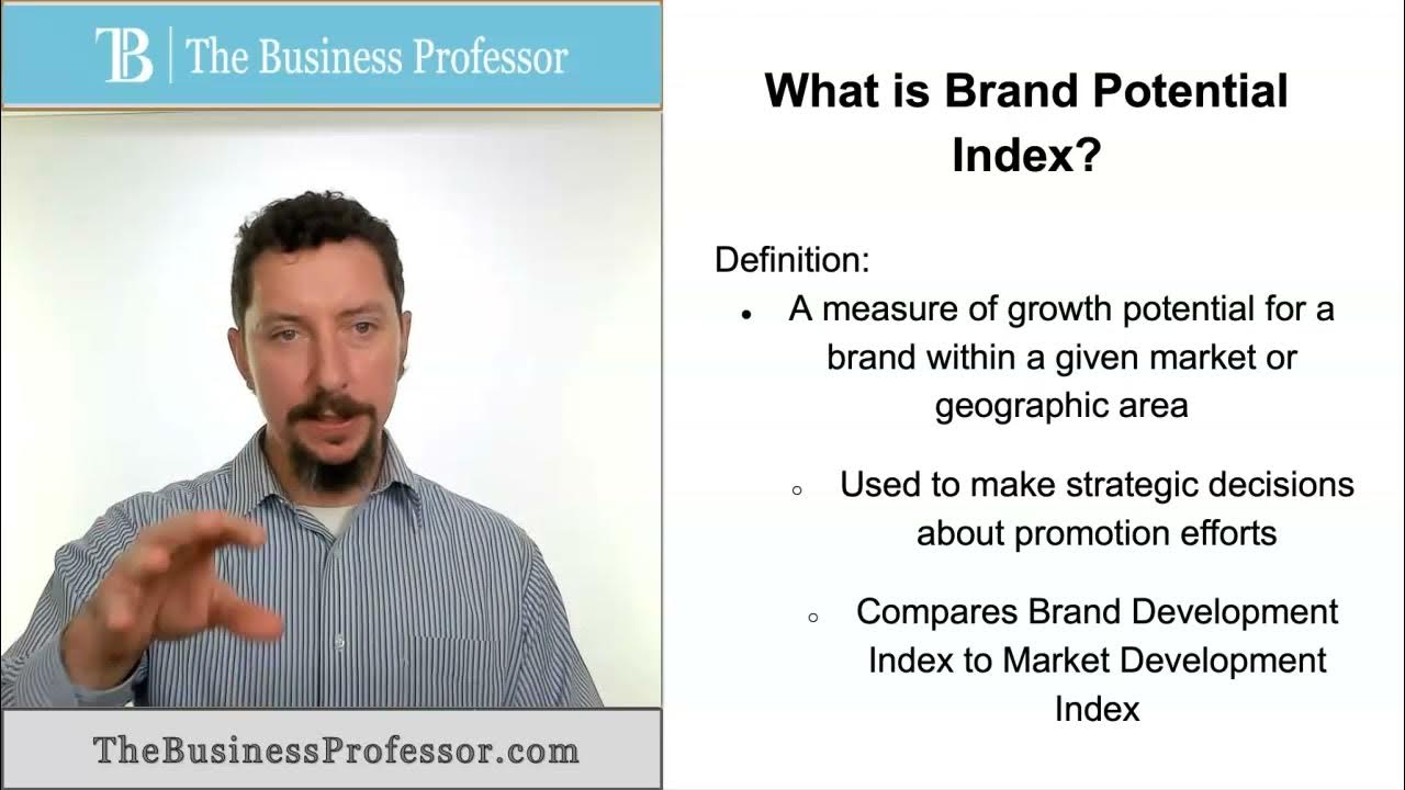 Video thumbnail for Brand Potential Index (Marketing)