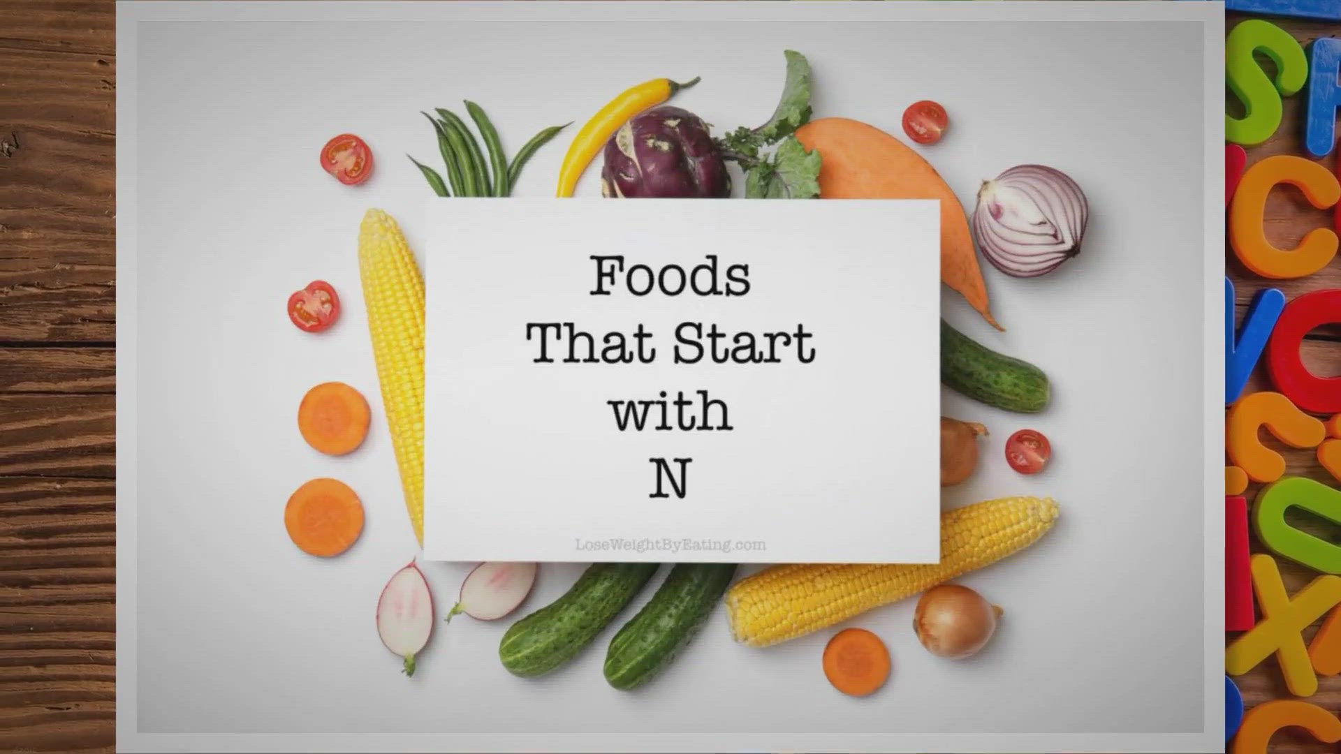Video thumbnail for Foods That Start with N