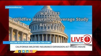 'Video thumbnail for California Wildfire insurance expansion act passes House'