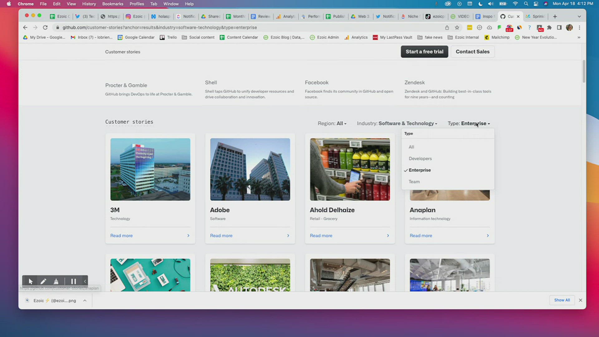 'Video thumbnail for Customer stories · GitHub'