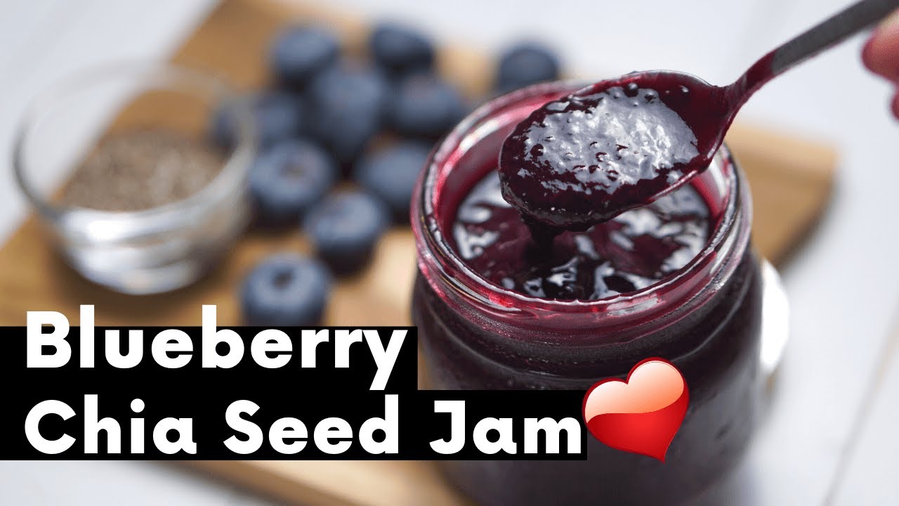 Video thumbnail for Blueberry Chia Seed Jam (No pectin)