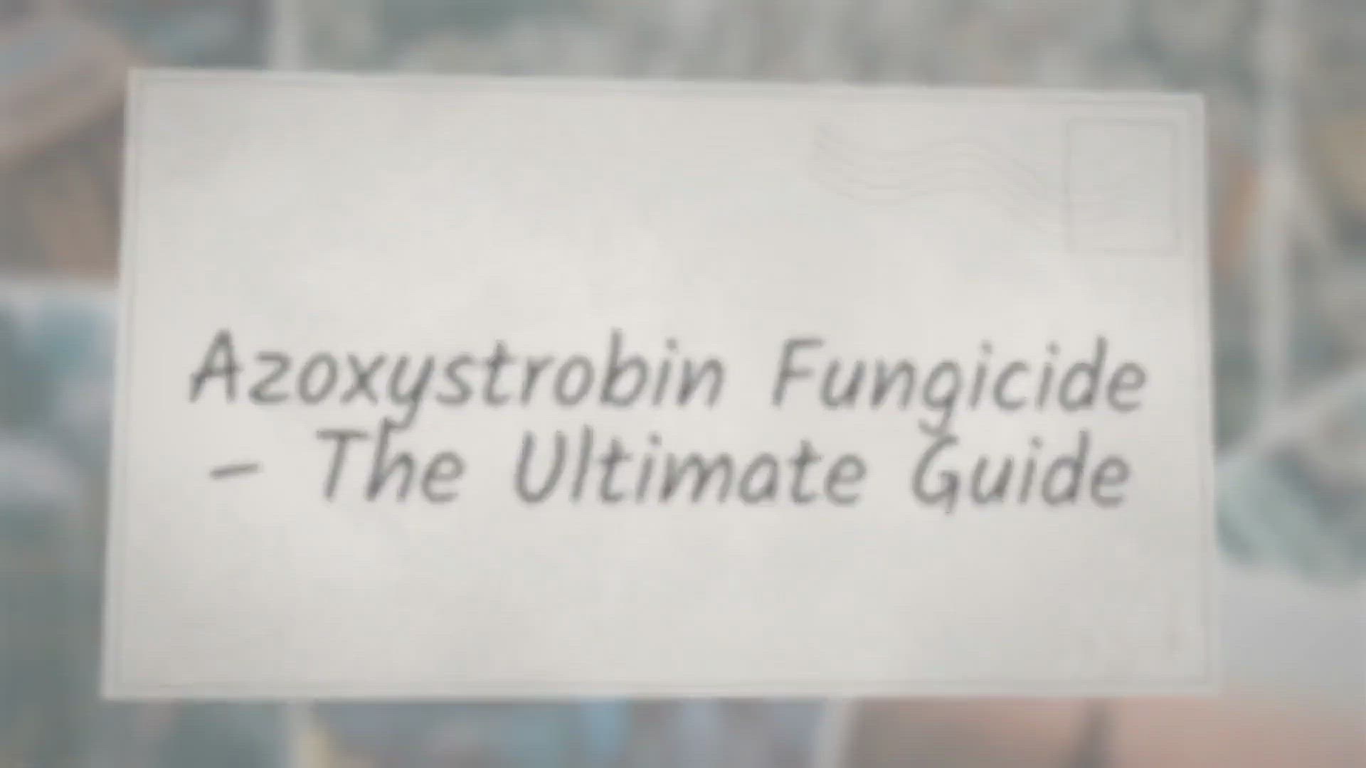 Video thumbnail for Azoxystrobin Fungicide - The Ultimate Guide (Uses, Rates & More!)