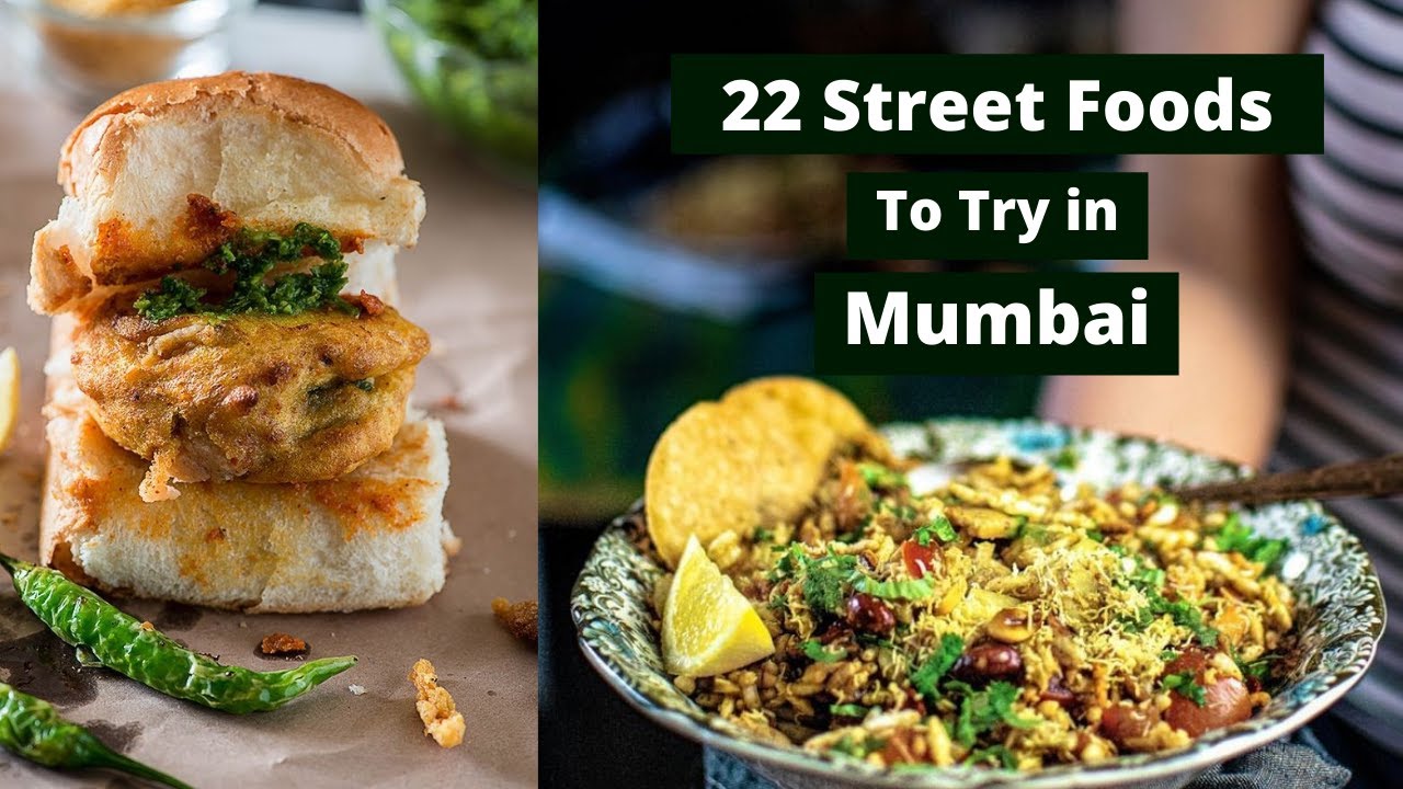 'Video thumbnail for 22 Mumbai Street Foods | Vada Pav, Misal pav, Sandwich and more'