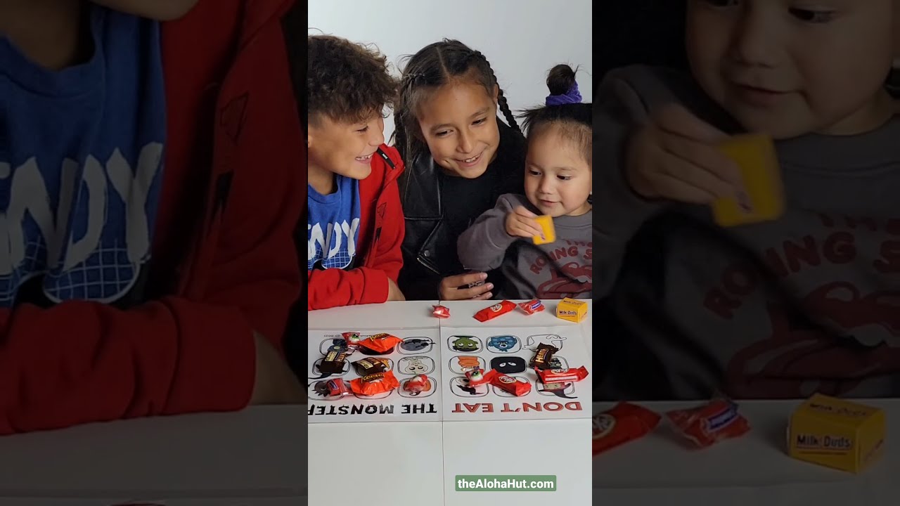 'Video thumbnail for DIY Halloween Party Game for Kids - Don't Eat the Monster #halloweengames #halloweenparty'