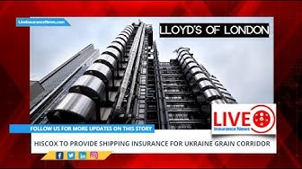 'Video thumbnail for Hiscox to provide shipping insurance for Ukraine grain corridor'