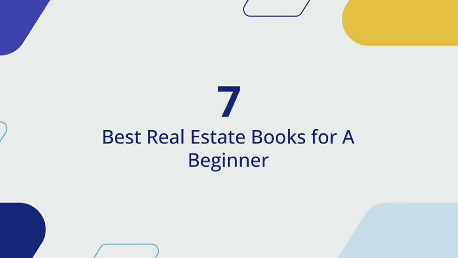 'Video thumbnail for 10 Best Real Estate Books'
