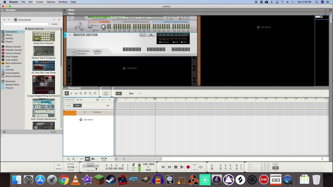 'Video thumbnail for How to Rewire Reason into Logic Pro, Pt. 1'