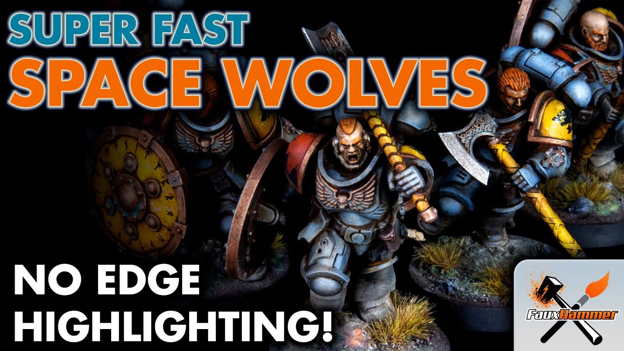 'Video thumbnail for How to Paint: Space Wolves - Quick Easy Army Painting'