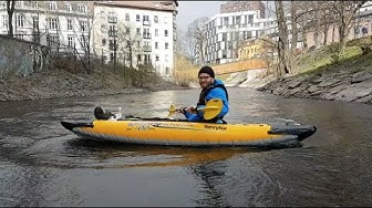 'Video thumbnail for Urban River Kayak down the Akerselva in Oslo'