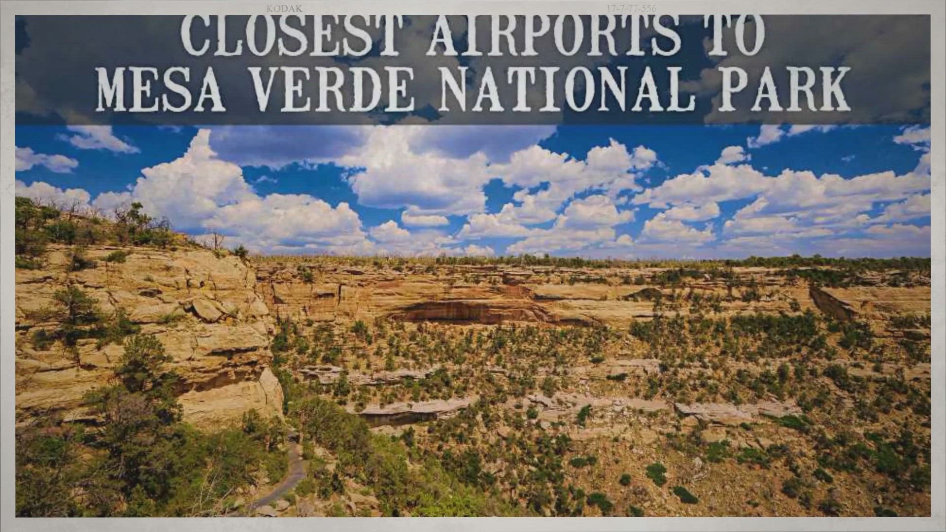 'Video thumbnail for Closest Airports To Mesa Verde National Park'