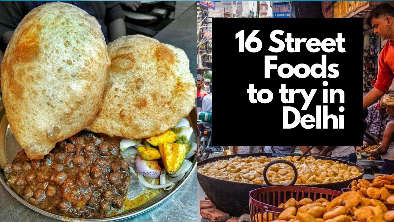 'Video thumbnail for 16 Street Foods to try in Delhi | Rajma Chawal, Soya Chaap, Paratha & more'