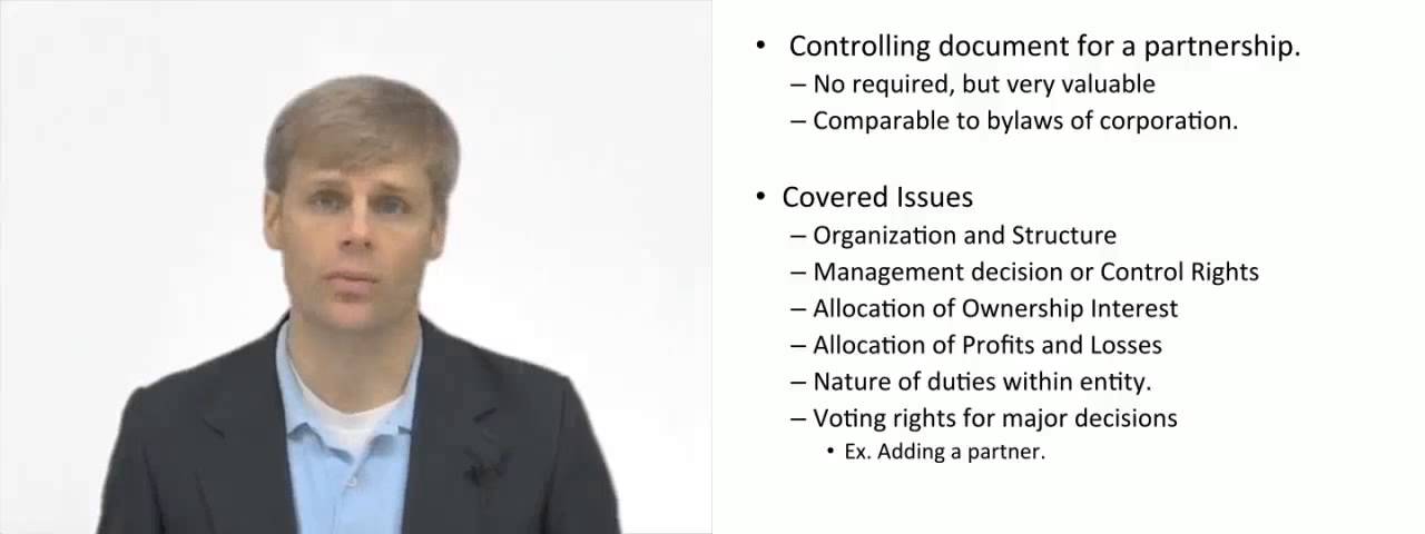'Video thumbnail for Partnership Agreement'