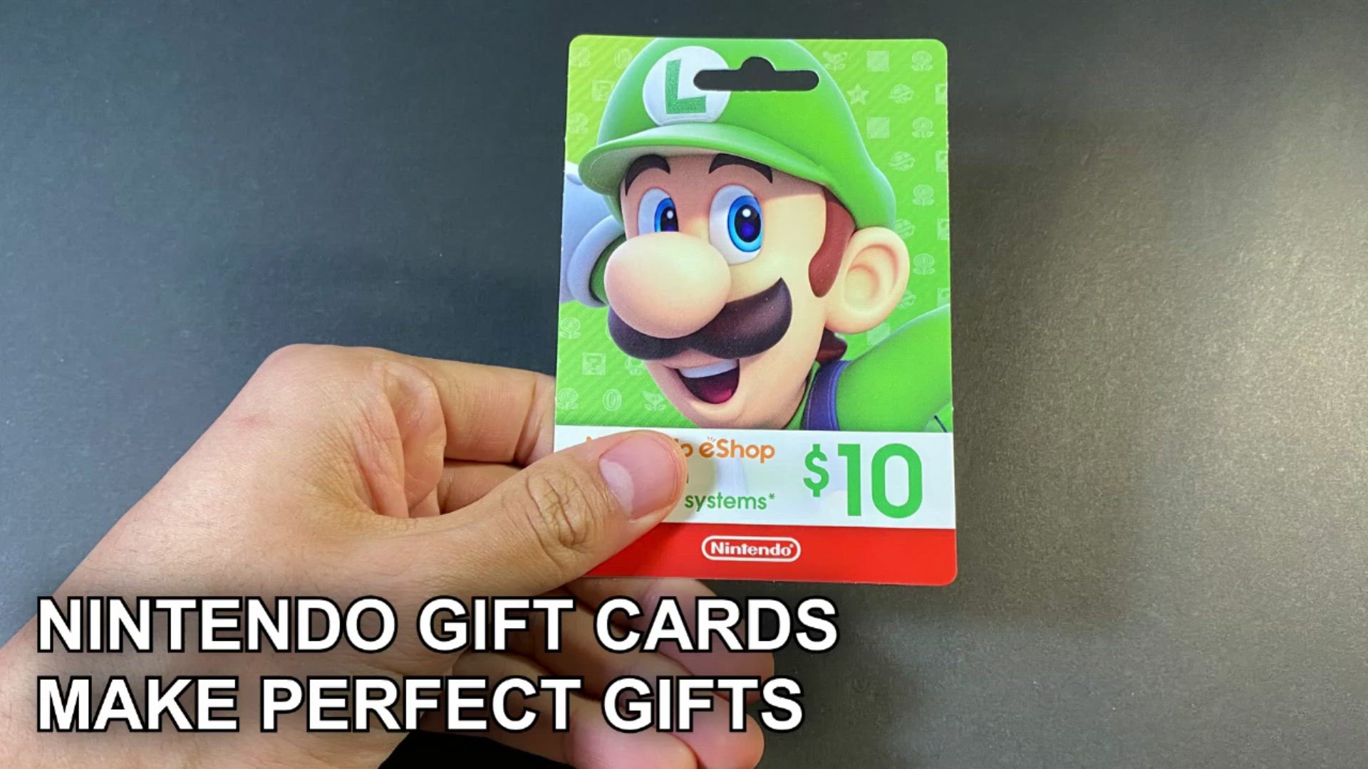 'Video thumbnail for Nintendo Gift Cards Overview'