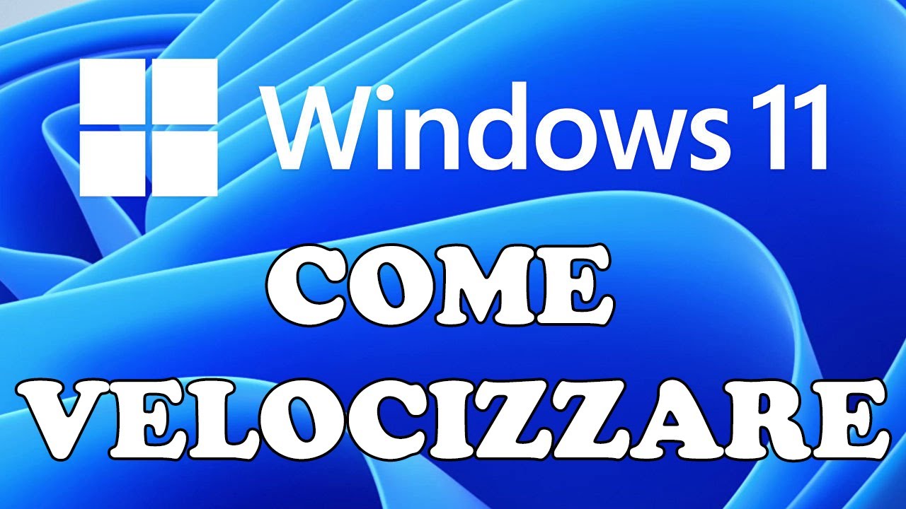 Video thumbnail for Come velocizzare il vostro PC Windows 11