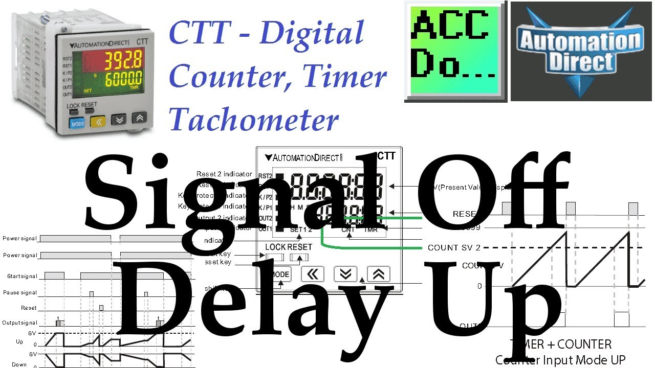 'Video thumbnail for CTT Signal Off Delay Up - Counter Timer Modes'