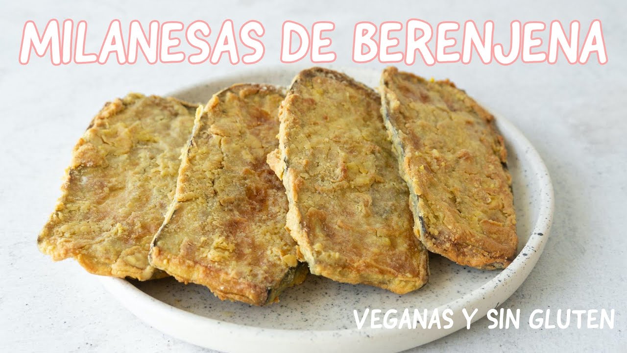 Video thumbnail for Milanesas de Berenjena Veganas y Sin Gluten - Cómo empanar vegano y sin gluten