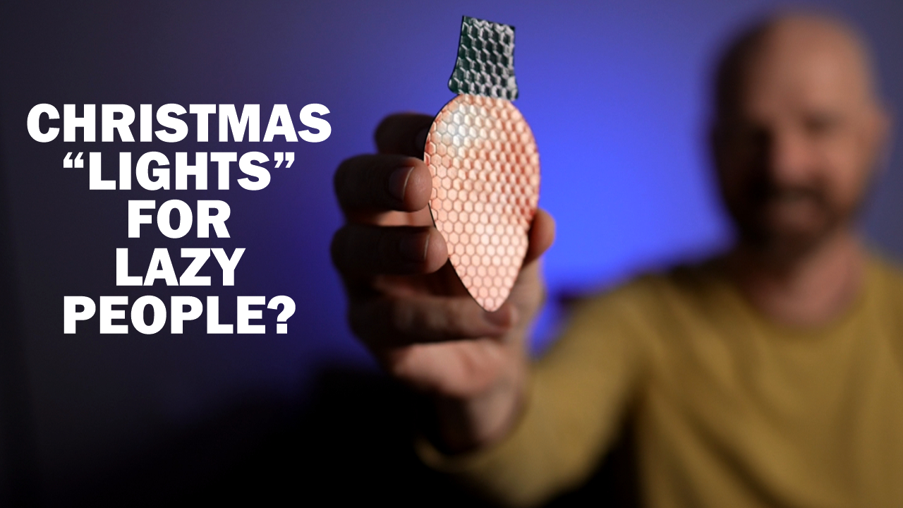 'Video thumbnail for Testing viral magnetic Christmas "lights"'