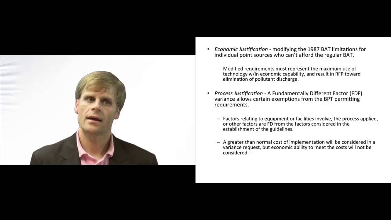 'Video thumbnail for Clean Water Act - Exception or Variances'