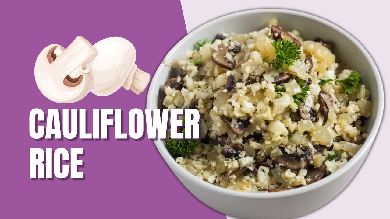 'Video thumbnail for Make this Easy Mushroom Cauliflower Rice Recipe for your next dinner'
