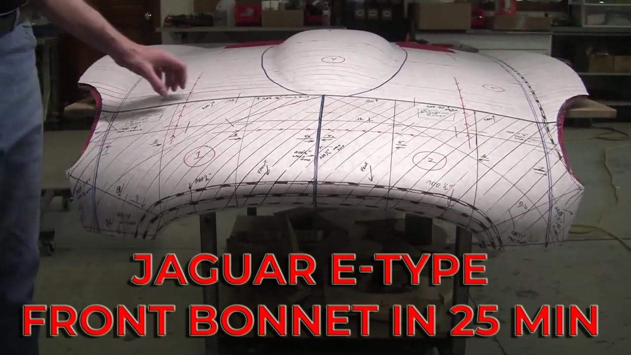 Video thumbnail for Metal Shaping: Jaguar E-Type Front Bonnet Build in 25 minutes