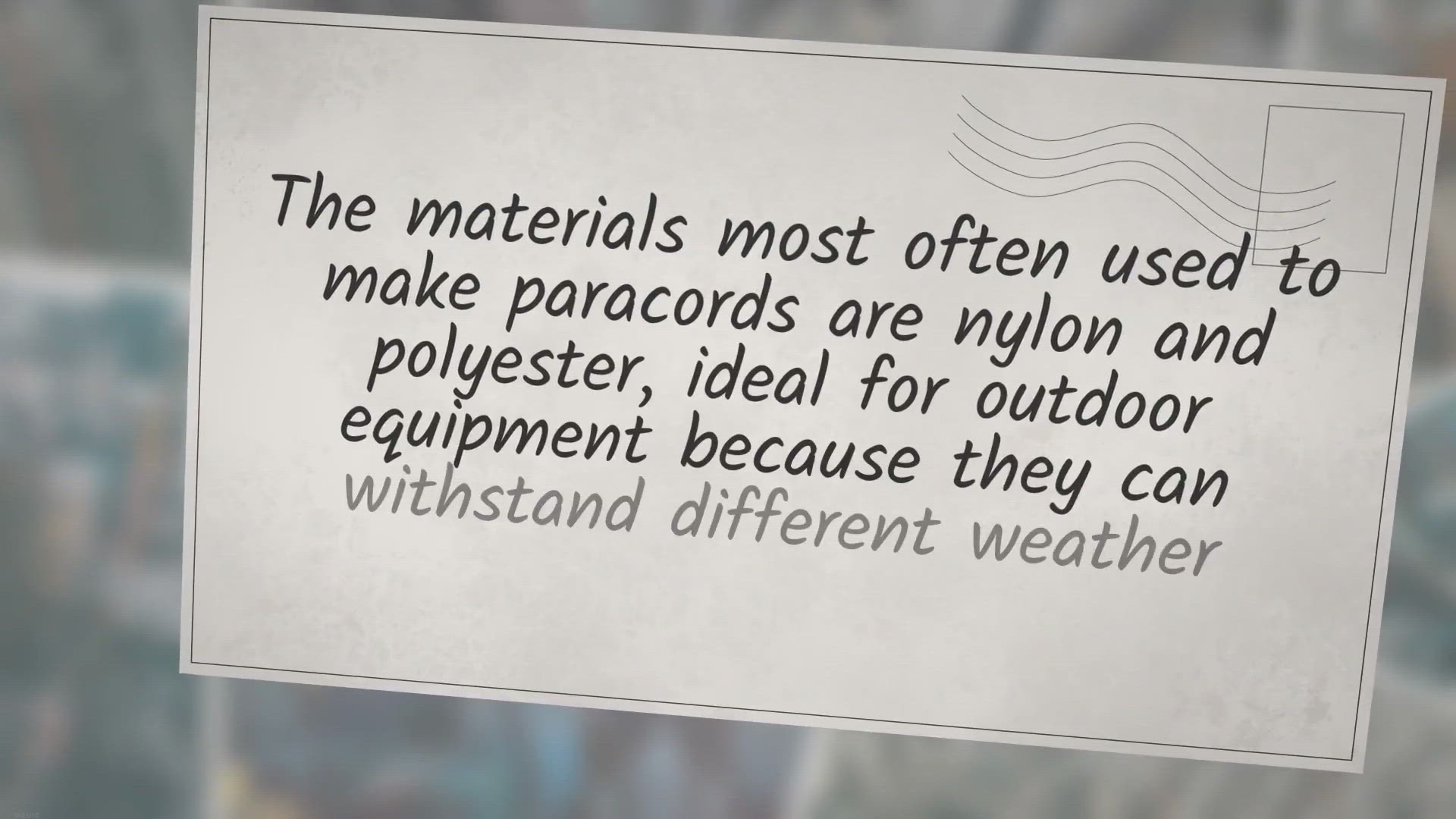 Video thumbnail for How Long Does Paracord Last Outside?