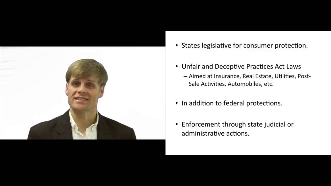 'Video thumbnail for State Consumer Protection Laws'