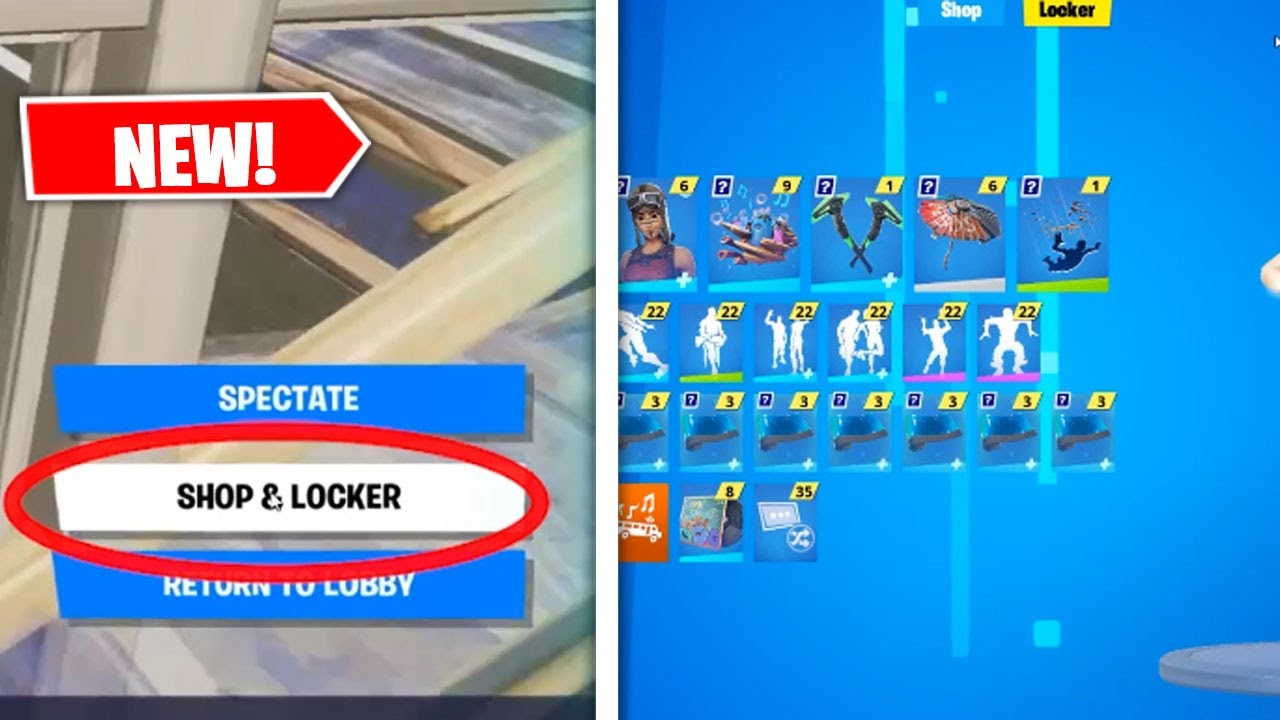 Video thumbnail for Fortnite Shop And Locker We so NEEDED THIS!