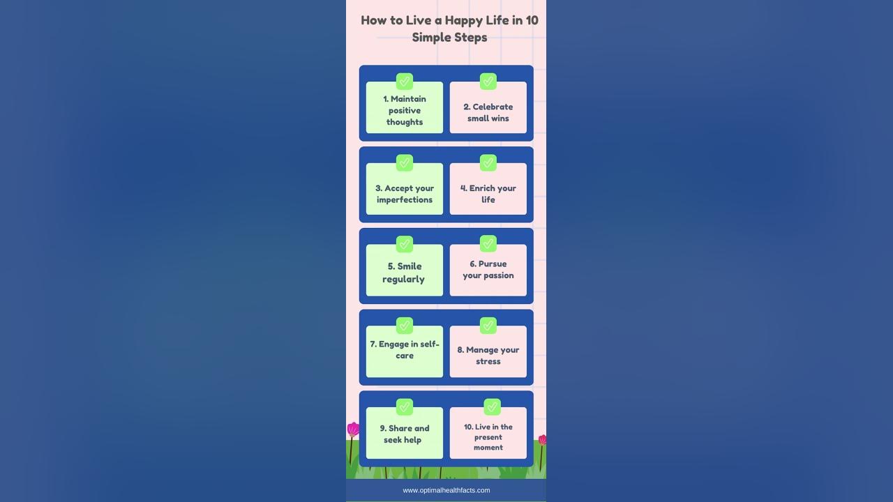 Video thumbnail for How to Live a Happy Life in Ten Simple Steps