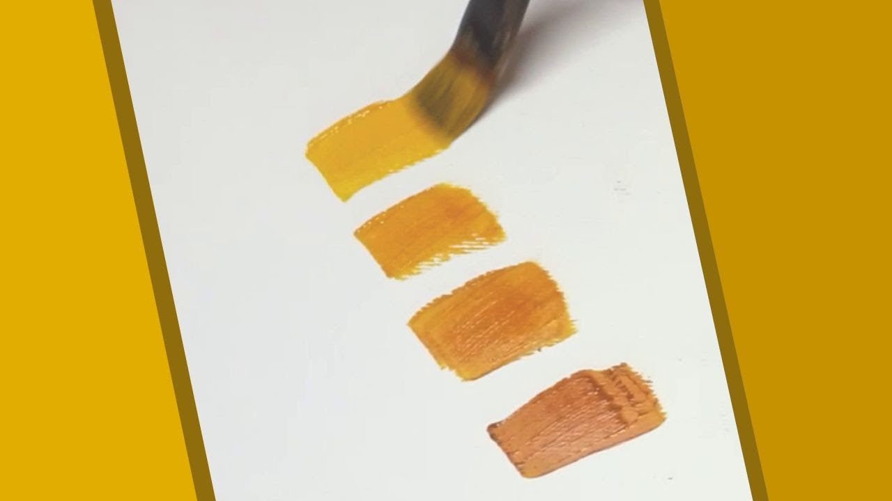 Video thumbnail for How To Make Mustard Yellow Color Using Primary Colors/ Acrylic/Oils