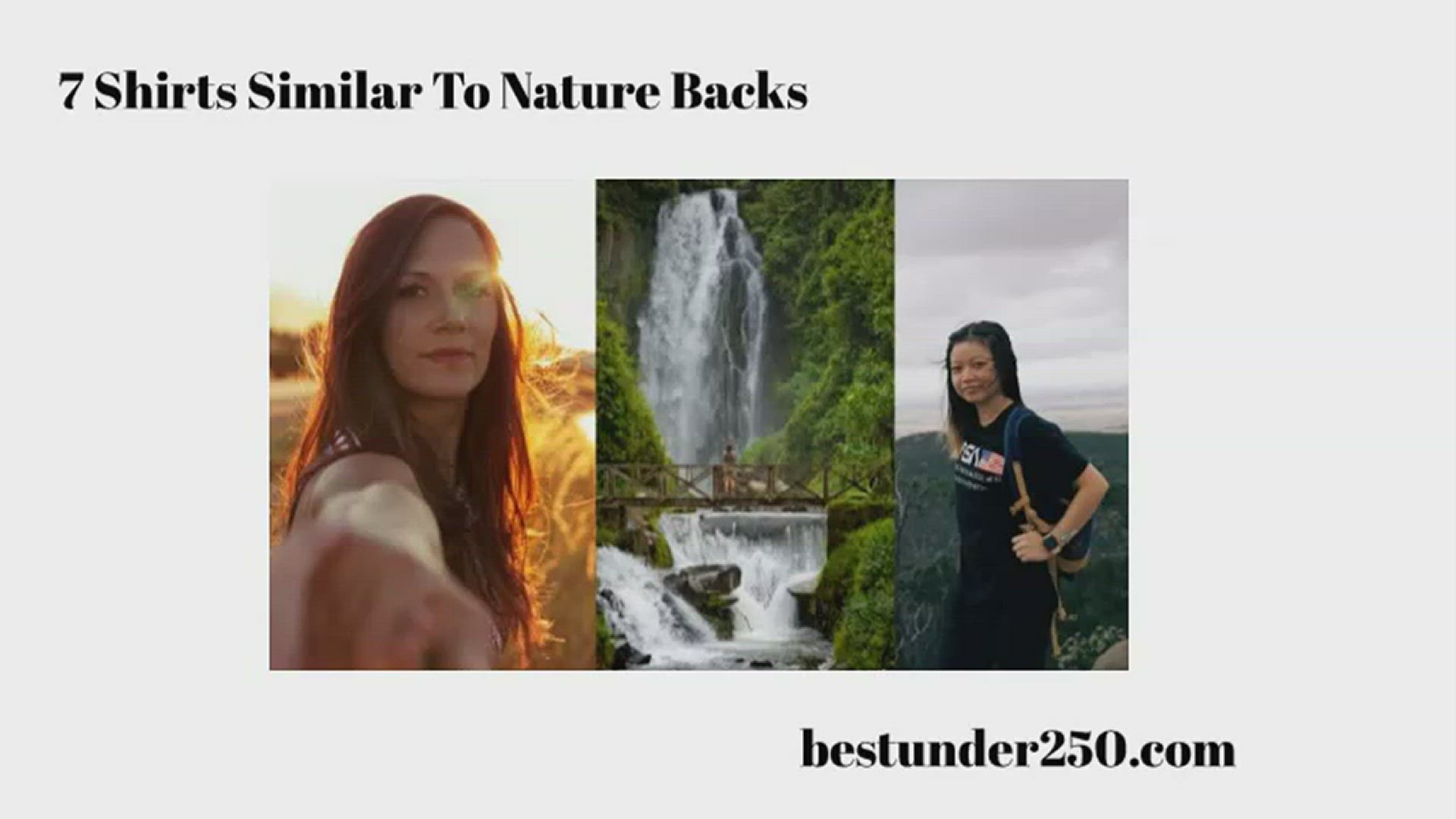 Video thumbnail for 7 Shirts Similar To Nature Backs