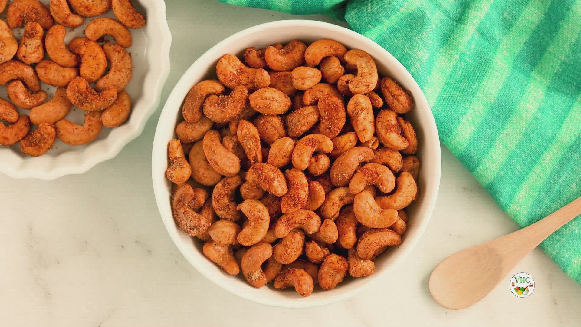 'Video thumbnail for Spicy Roasted Cashews'