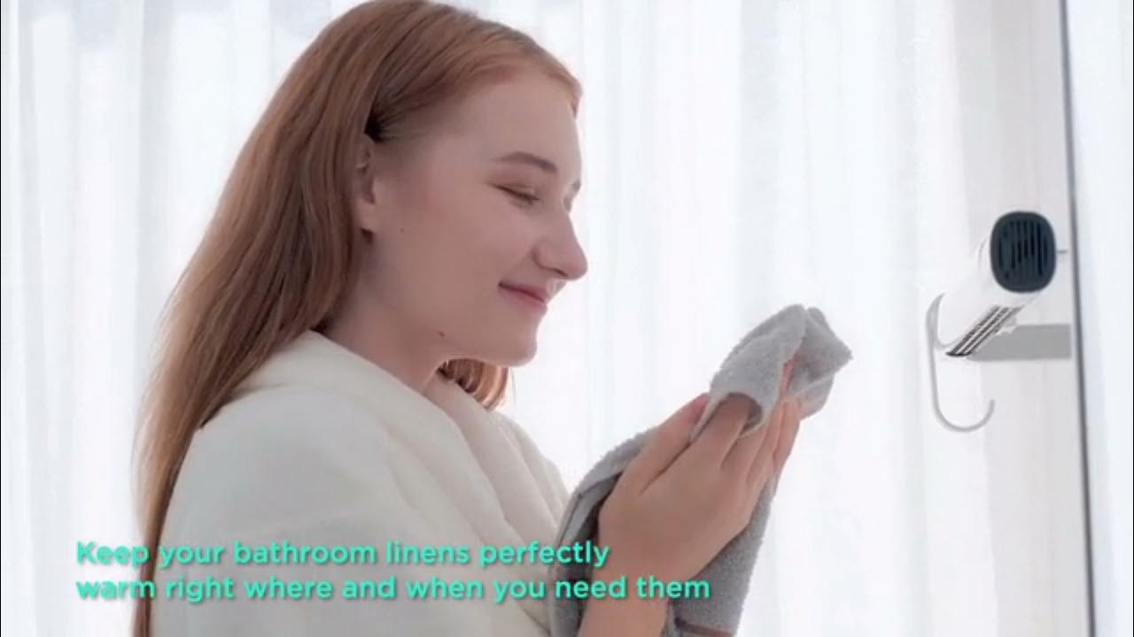 'Video thumbnail for Revolutionary Ranvoo Wall Mounted Heated Towel Rail & UV Sanitizer'