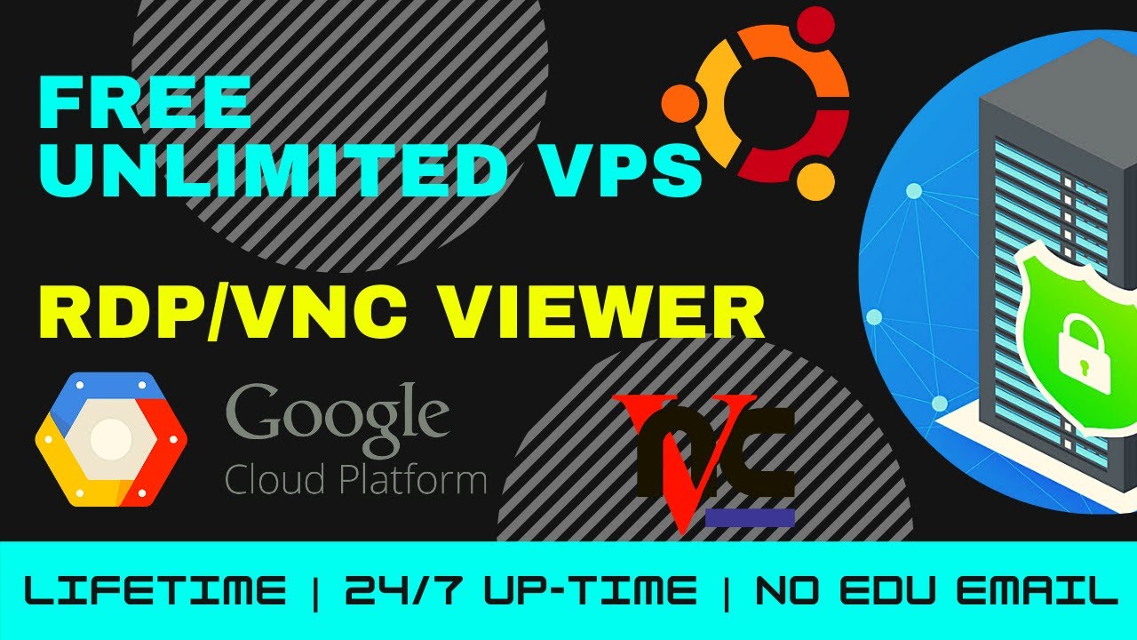 'Video thumbnail for Free VPS 2021 for Lifetime 24/7 with RDP 🔥- Install VNC Viewer Ubuntu on GCP Free Tier 💯'