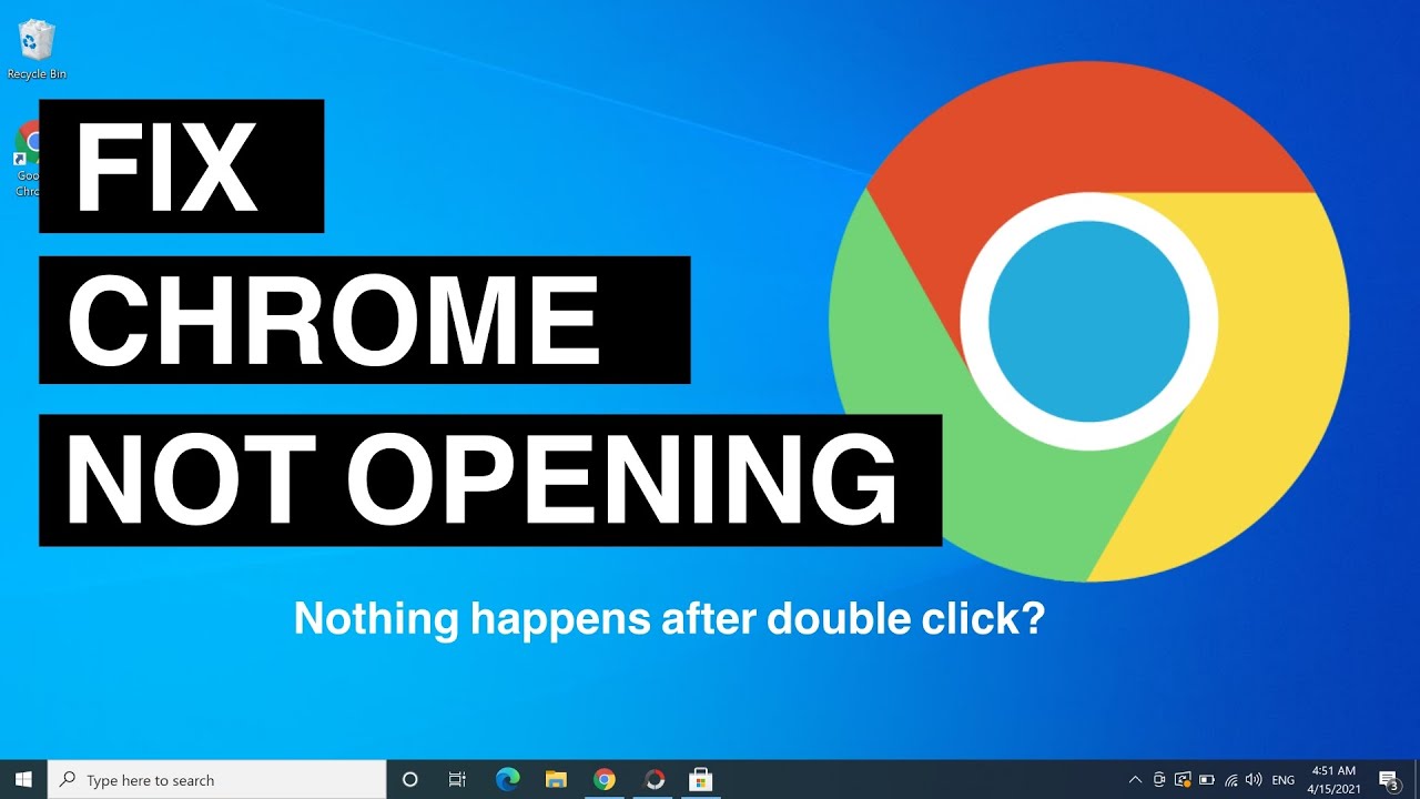 Video thumbnail for How To Fix Google Chrome Not Opening In Windows 10