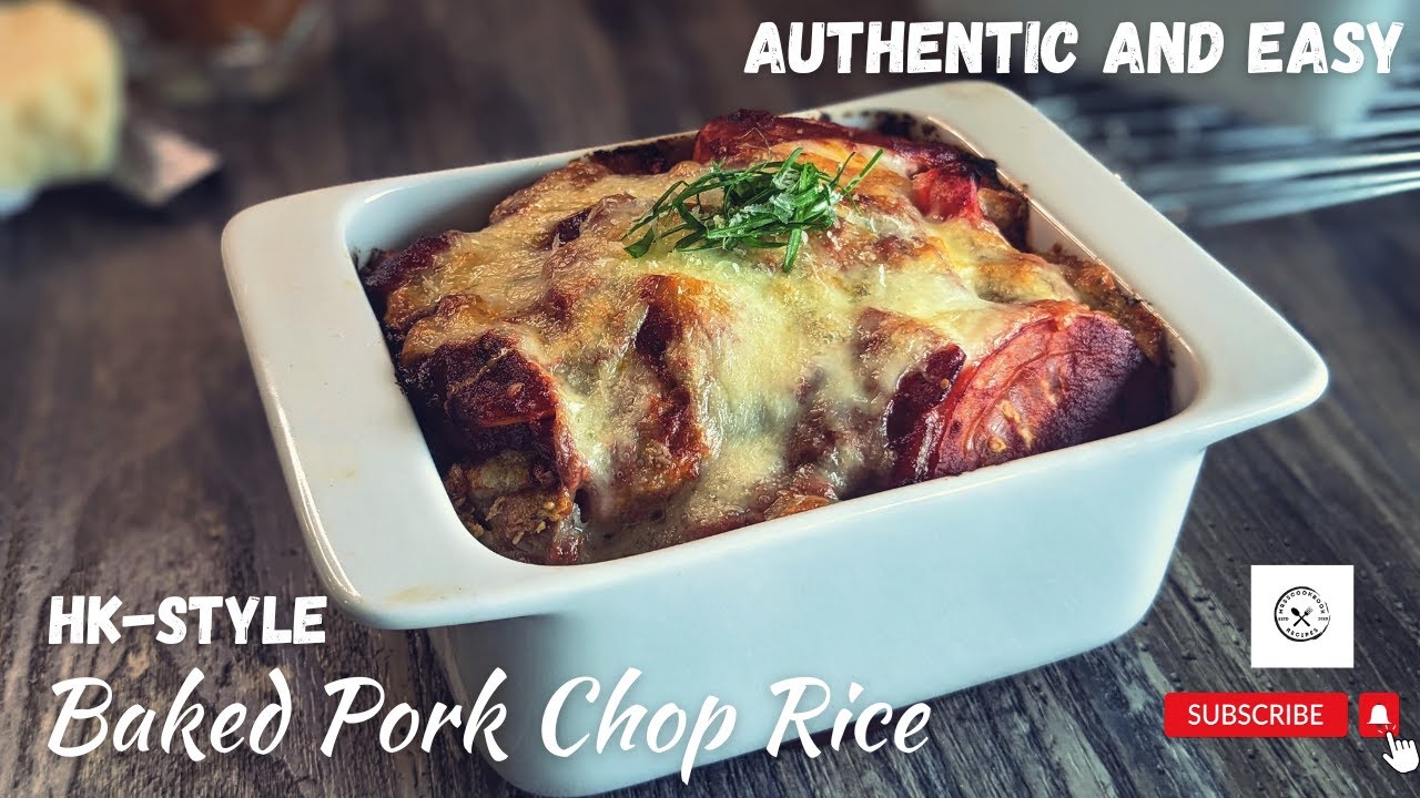 Video thumbnail for How to Make AUTHENTIC HK Style Baked Pork Chop Rice at Home @mrs5cookbook
