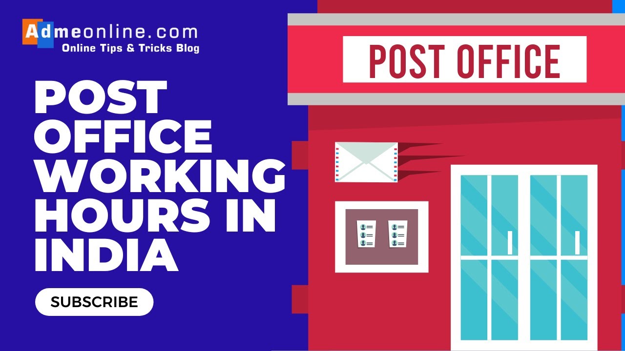 Video thumbnail for Post Office Working Hours in India | Post Office Timings in India
