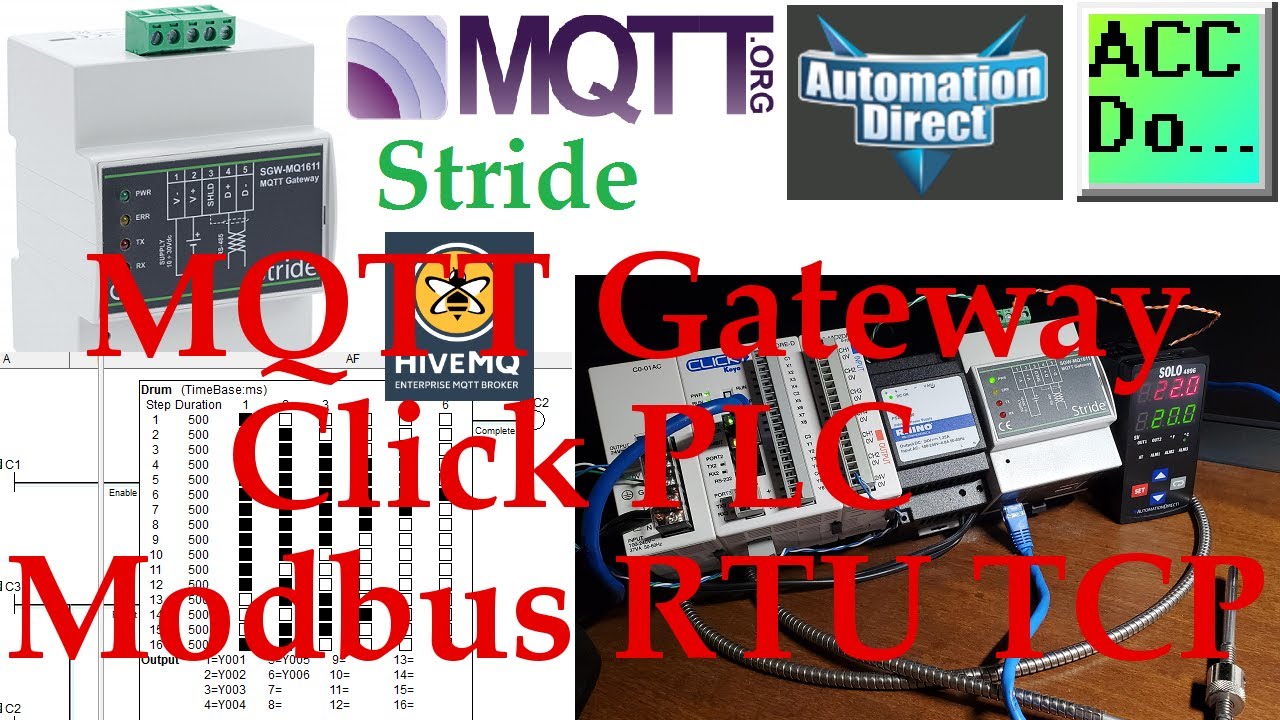 'Video thumbnail for Stride MQTT Gateway Click PLC Modbus RTU TCP'