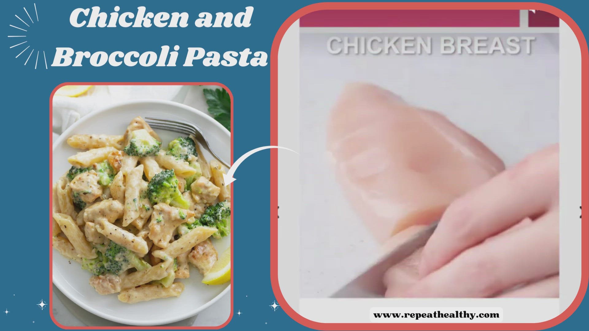 Video thumbnail for Chicken and Broccoli Pasta